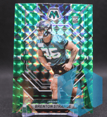 2023 Panini Mosaic #286 Brenton Strange Green Rookie Prizm Jacksonville Jaguars